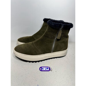 Aquatalia Alison Ankle Boot in Herb/Black Size 10,5